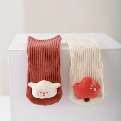 Infant Baby Socks For Boys Girls Autumn Winter Toddler Newborn Floor Anti Slip Sock With Cartoon Soft Cute Home Kids Boy Socks