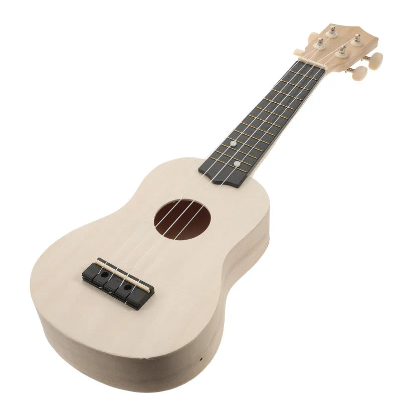 Matériel de haute qualité Kit de ukulélé inachevé assemblé à la main bricolage ukulélé peinture guitare Instruments de musique ukulélé