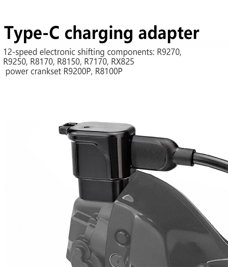ATWEINA – adaptateur de chargeur de batterie de vélo 12 vitesses, pour équipement de cyclisme 12S 12V Shimano Di2 Dura-Ace R9200/Ultegra R8100/105 R7100