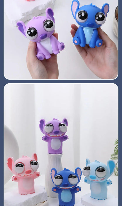 New Stitch Squishy Stress Relief Toy Pop Out Eye Funny Fidget Sensory Toy for Adults Kids Anxiety Relief Desk Decor Funny Gift