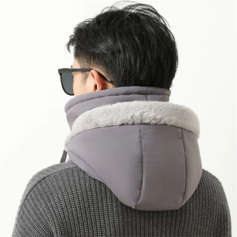 Chapeau chaud d'hiver pour hommes et femmes, Protection des oreilles de cyclisme d'automne et d'hiver avec velours épais pour la Protection contre le froid