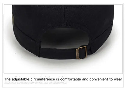 Casquette de baseball quatre saisons pour hommes, casquette brodée CamSolomon, chapeau coréen, coton, protection solaire extérieure, printemps et automne