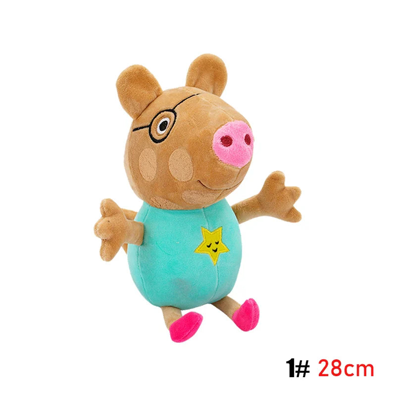 28Cm Peppa Pig Plush Toy Peppa Forever Friends Bigger Edmund Elephant Pedro Pony Suzy Sheep Zoe Zebra Room Kids Birthday Gift
