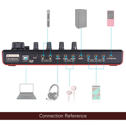 Muslady-Carte son SK300 Live, changeur de voix externe, centre commercial audio, batterie aste intégrée, effets sonores multiples
