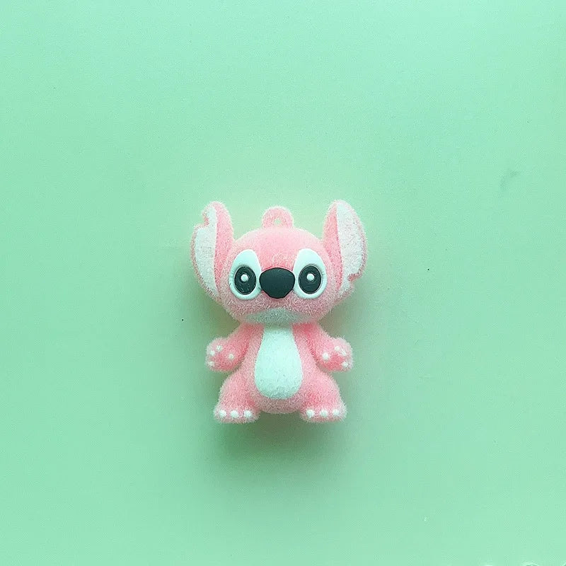 Mignon porte-clés Stitch dessin animé animation dessin animé entourant Stitch flocage sac à dos porte-clés pendentif accessoires kawaii en gros