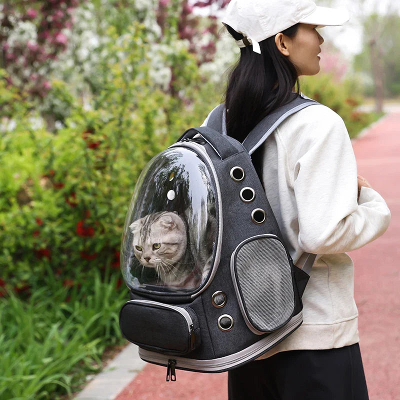 Pet Backpack Portable Travel Dog Cat Backpack Large Capacity Portable Travel Bag, Pet Carrier for Cats and Dogs