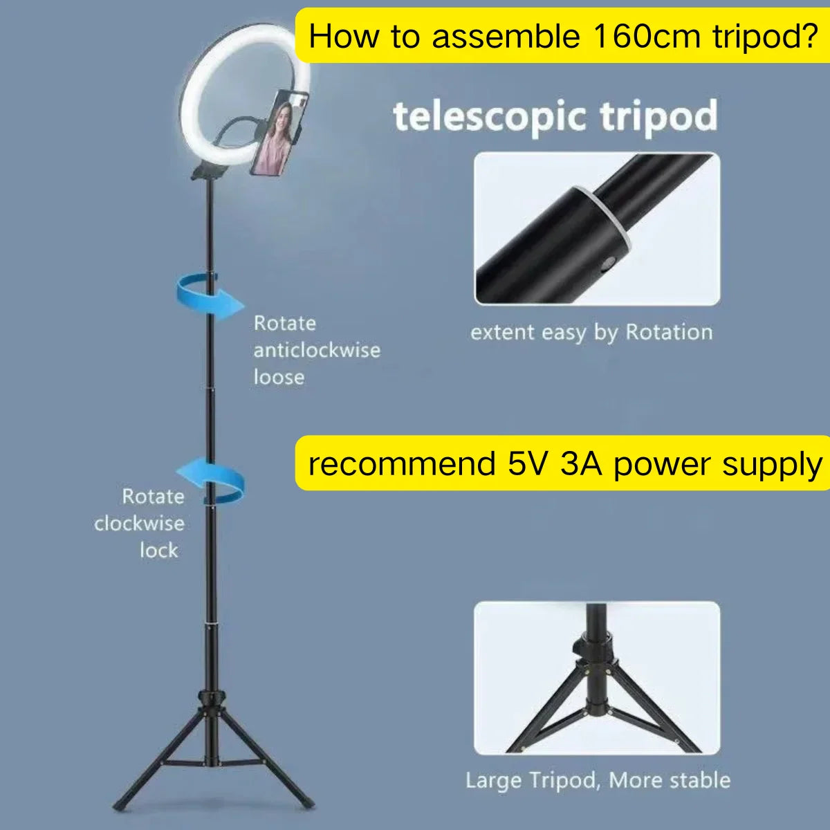 Anneau lumineux LED circulaire avec support pour téléphone, éclairage de studio, lampe pour caméra photo et vidéo YouTube, prise de vue Vlog et selfie