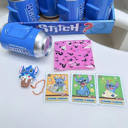 Cute Cartoon Anime Peripheral Stitch Kuromi Doll Blind Box Creative Trendy Play Can Keychain Pendant Blind Box Pendant Toy Gift