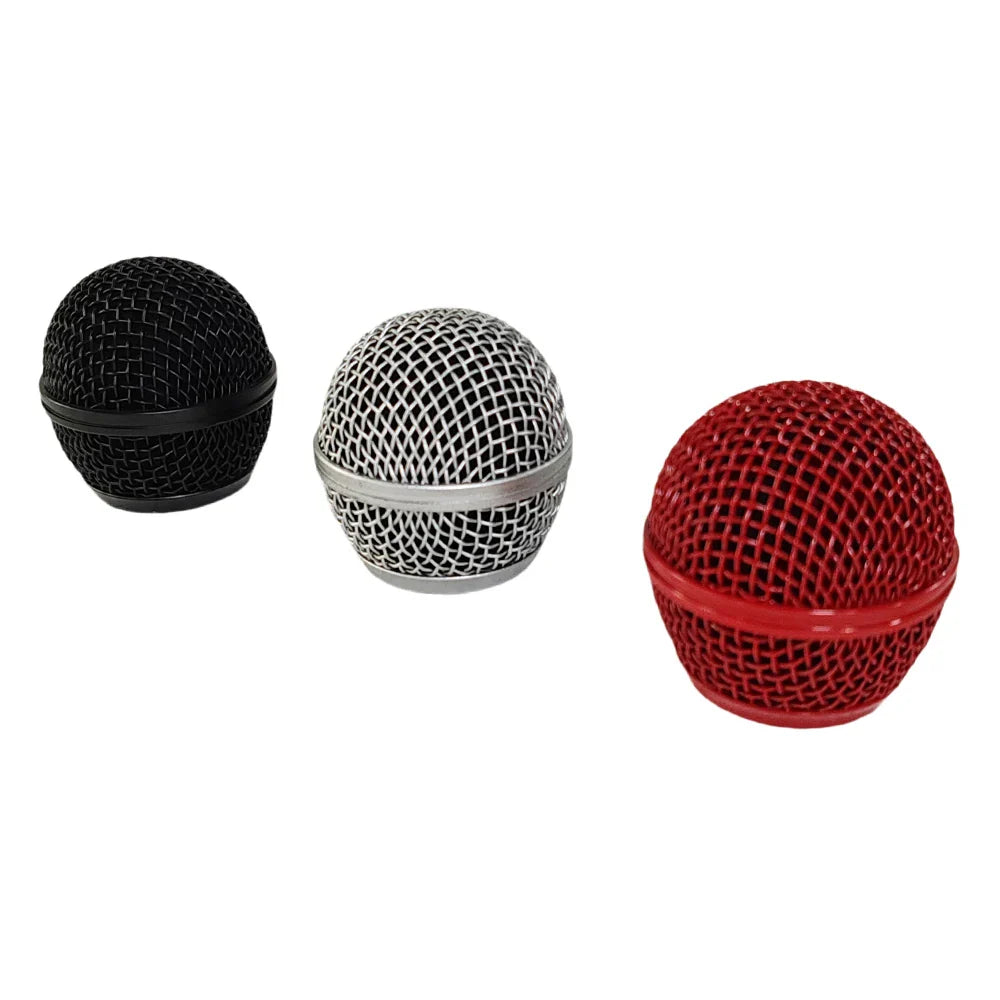 New Glitter Microphone Cover Mesh Head, Glitter Microphone Decorative Sleeve for SM58 Beta58A Wireless Microphone