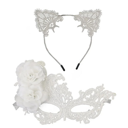 Masque de mascarade, ensemble de masques de Costume délicats, demi-visage en dentelle, élégant pour Costume de danse, concours de jeu de rôle pour événement