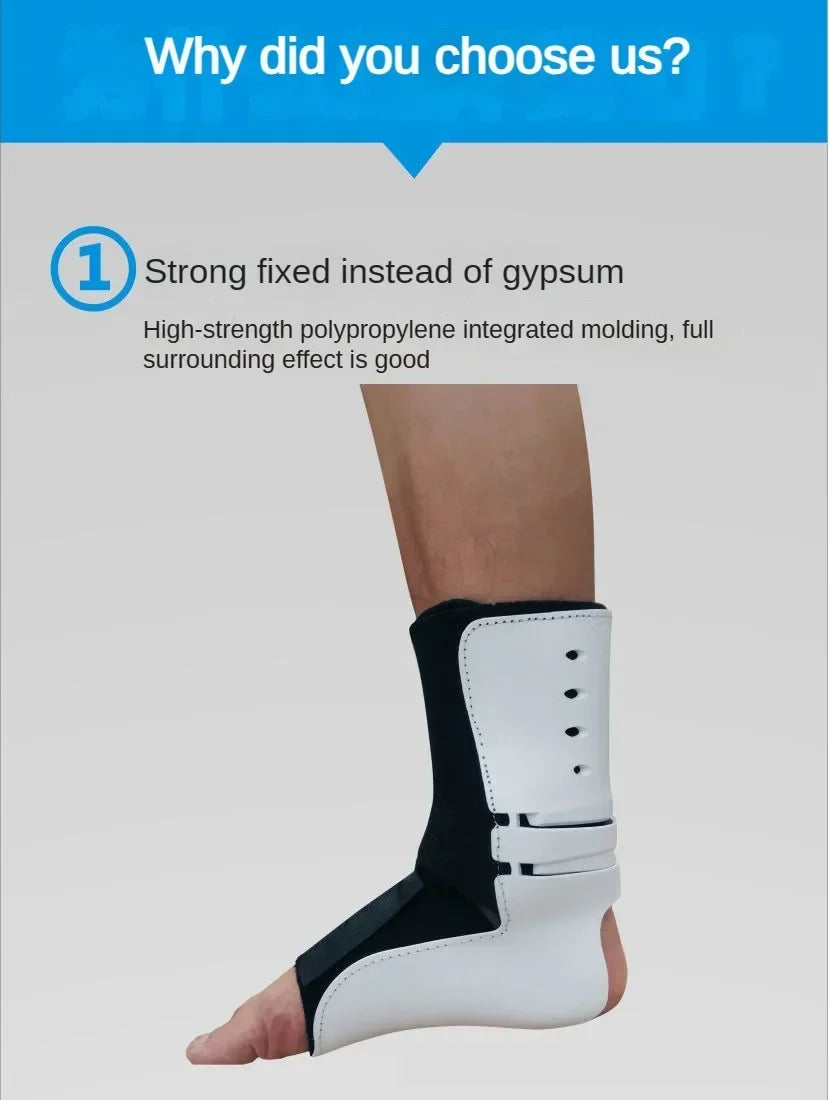 Adjustable left right foot drop orthosis Ankle sprain brace Foot protector stabilizer for hemiplegia corrector rehabilitation