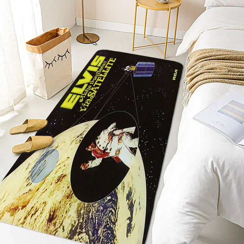 Rug for Bedroom E-Elvis Room Decorating Items Bathroom House Entrance Mat Living Room Floor Carpet Home Decorations Bathmat