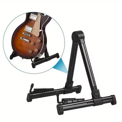 Support de guitare pliable et réglable, affichage d'instruments, ukulélé, Pipa, basse, Folk, classique, électrique, bois, accessoires