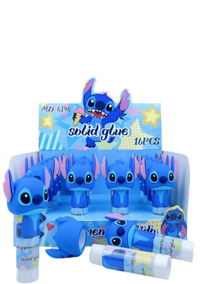 1/4pcs Bâton de colle solide Stitch Cartoon Adhésif fait main Colle pour coller le papier DIY pour fabriquer un bâton de colle très visqueux