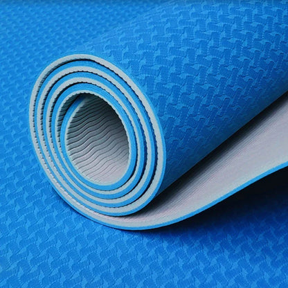 Thi Wide Long TPE Yoga Mat for Men And Women Fitn Dance Anti-Slip Home Use Slightly Defective Exercise Equipment