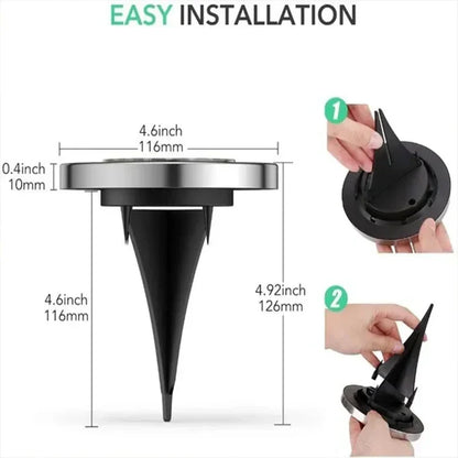 1/4/8 pièces lumières solaires extérieures 8/20LED s disque lampe souterraine projecteur enterré lumière solaire pour la maison jardin pelouse cour décoration