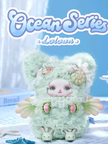 Genuine CQTOYS Loloan Ocean Series Blind Box Cute Doll Plush Handmade Ornament Gift Trend 2025 Summer