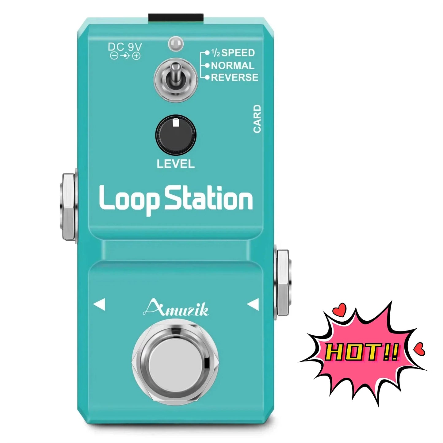 Rowin meilleur effet de Compression de pédale de compresseur de guitare de boîte de Comp analogique pour pédale de basse de guitare électrique True Bypass CS-3