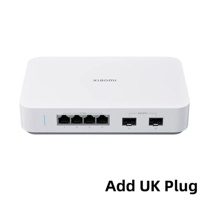 Xiaomi Mi 10 Gigabit Ethernet Switch 10000Mbps Network Switches VLAN Ethernet Splitter Lan Router 4 2.5G Ports RJ45 Hub Switch