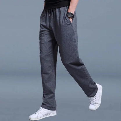 2024 New Men's Pants Autumn/Winter New Sport Jogging Trousers Fitness Loose Fit Clothing Solid Color Outfit Streetwear Pants ﻿