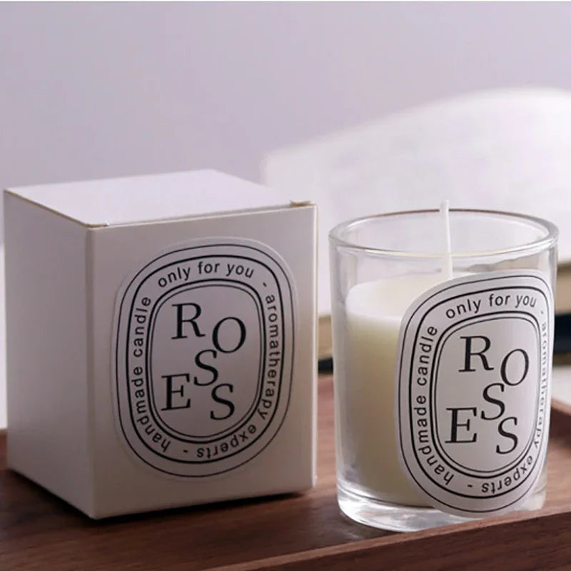 Bougie parfumée transparente, cadeau romantique, bougies aromatiques parfumées, bougies cadeaux pour invités, bougies de mariage, pot à bougie