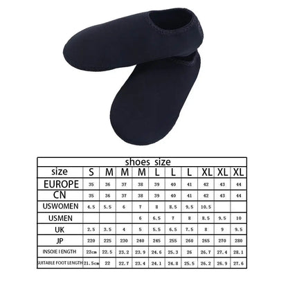 Chaussures en néoprène 3mm, natation, Sport aquatique, plongée en apnée, chaussettes de plongée, chaussures de combinaison, chaussettes de pataugeoire, chaussures à séchage rapide