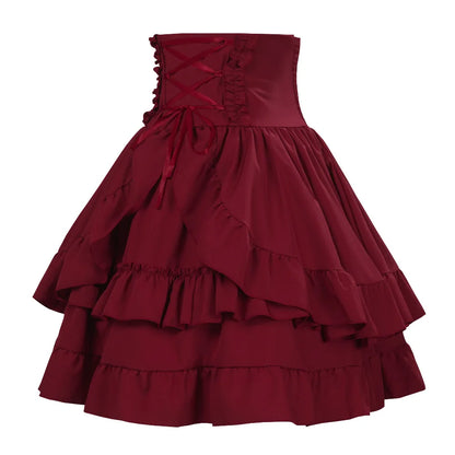 Victorian Costume with Renaissance Elements Dress Stylish Arrival European Multiple Layers Costume for Women Female Garment
