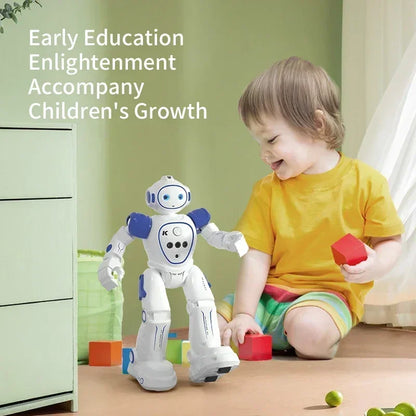 JJRC Rc Robot enfants Intelligent télécommande Robots jouets programmés électrique détection de geste Machine de danse enfants cadeau de noël