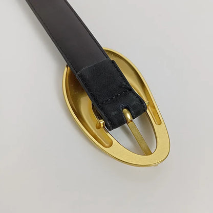 Ceinture en cuir véritable doré pour femme, ceinture de cow-girl occidentale, haute qualité, élégante, mode féminine, affaires, cerf, E27