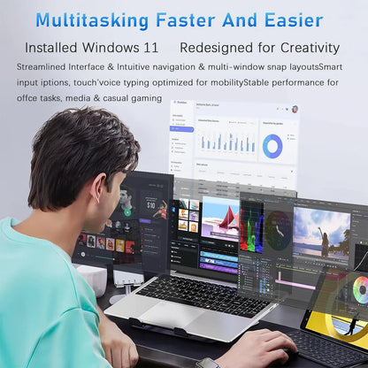 ACEKAMAS 15.6" Laptop Computer Intel Celeron N5095 Windows 11 Pro Laptops Gamer 1080P 16GB DDR4 1TB SSD Office Study Notebook PC