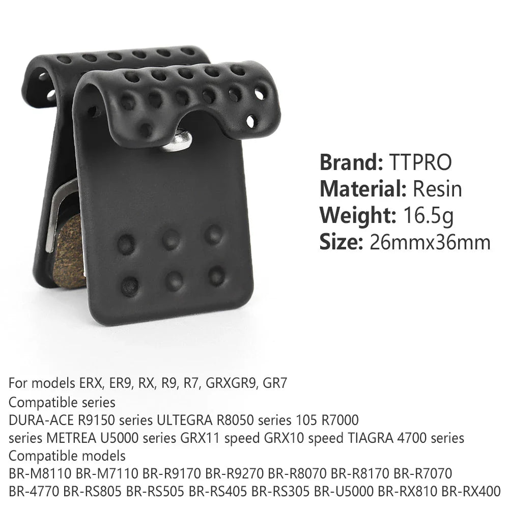 TTPRO plaquette de frein en métal plaquette de frein de vélo frein hydraulique route VTT plaquette de frein à disque pour LTWOO BR-M8110 M7110 R9170 R-9270
