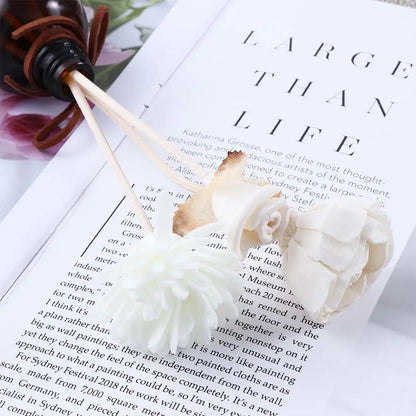 Aroma Oil Bathroom Aroma Oil Diffuser Aromatherapy Flower Artificial Flower  Diffuser Aromatherapy Rattan