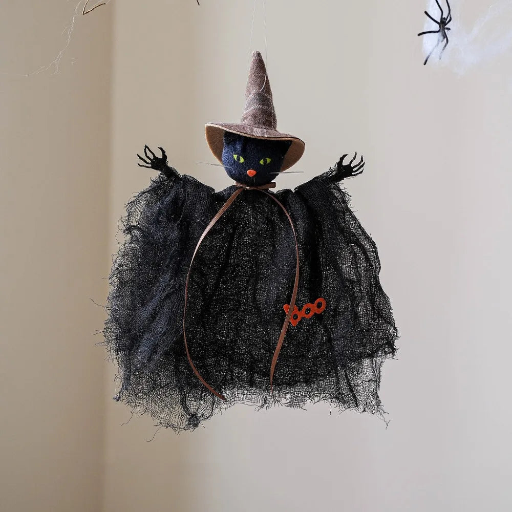 Ghost/Witches Halloween Pendant Haunted Pumpkin/Black Cat Black Cat Hangings Pendant Cute Scary Halloween Ornament