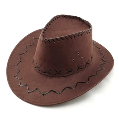 Gilet de Cowboy Western Wild West pour Garçons, Costume de Cosplay Hippie, Décor Frangé sur l'Ourlet, Gilet Ouvert sur le Devant avec Bandana et Chapeau en Feutre à Cordon de Serrage
