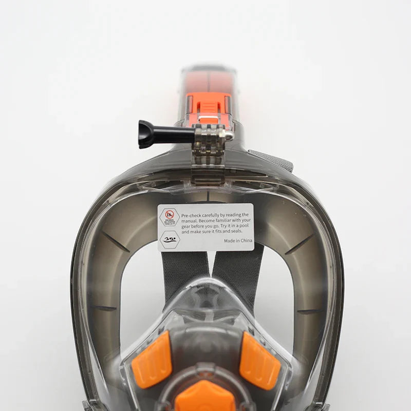 Nouveau masque de plongée sous-marine complet masque de plongée sous-marine pour adulte lunettes Anti-buée sous-marine vue large masque de natation Transparent pliable