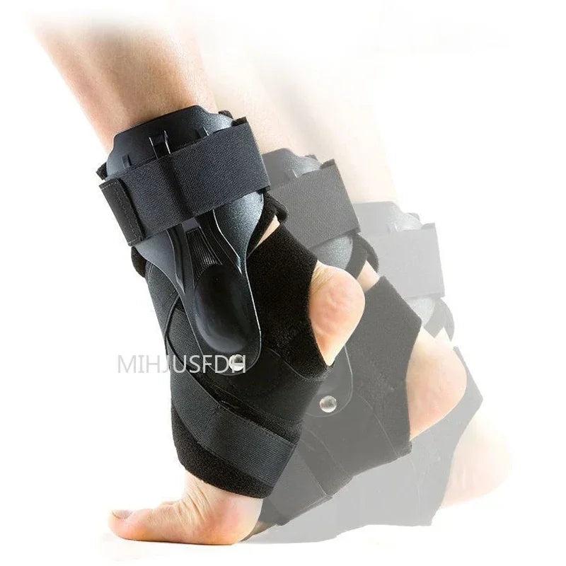 Attelle de cheville pour entorse, Support de cheville avec stabilisateurs latéraux pour hommes et femmes, attelle de cheville, stabilisateur de récupération, tendinite