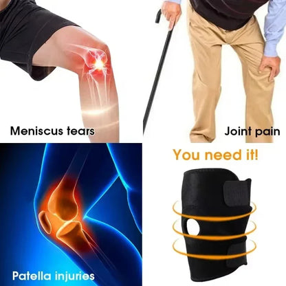 1PC genouillère orthopédique genouillère soutien douleur articulaire Relif rotule protecteur réglable Sport genouillère garde ménisque Ligament