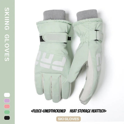 Gants de cyclisme d'hiver, antidérapants, au toucher, pour Ski, accessoires de Snowboard, poche étanche, chauds pour hommes et femmes