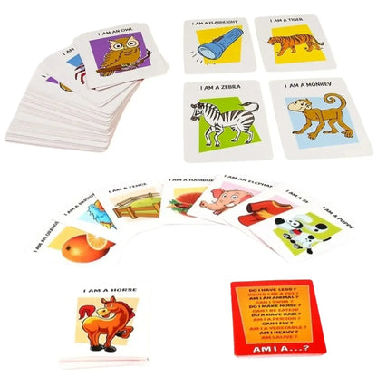 Jeu de société de devinettes d'image pour enfants, jeu pour enfants, jeux interactifs Parent-enfant pour la famille, jeux de fête