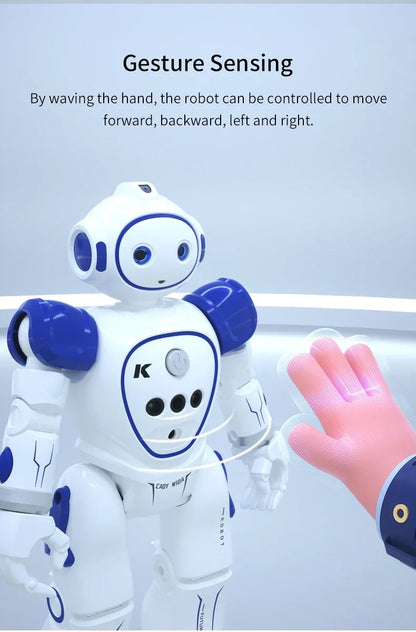 JJRC Rc Robot enfants Intelligent télécommande Robots jouets programmés électrique détection de geste Machine de danse enfants cadeau de noël