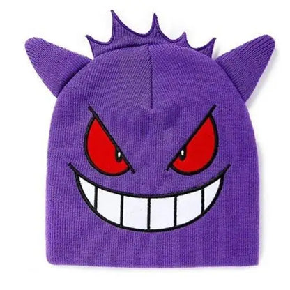 New Hot Winter Kuromi Spider Man Stitch Violent Bear Cartoon Hat Popular Man Women Cute Warm Ears Protection Hat New Year Gifts