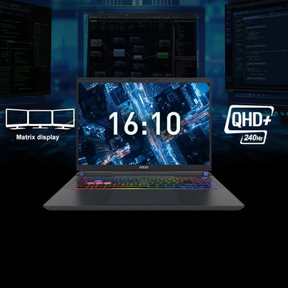 2025 MSI Vector 16 HX AI Gaming Laptop 16 Inch 2.5K 240Hz IPS Screen Notebook Ultra 9-275HX 64GB 4TB RTX5080 Netbook Computer PC