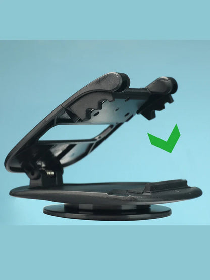 Cell Phone Holder For Car, Upgraded 360° Rotatable Phone Mount For Dashboard, Horizontal & Vertical Viewing Friendly Phone