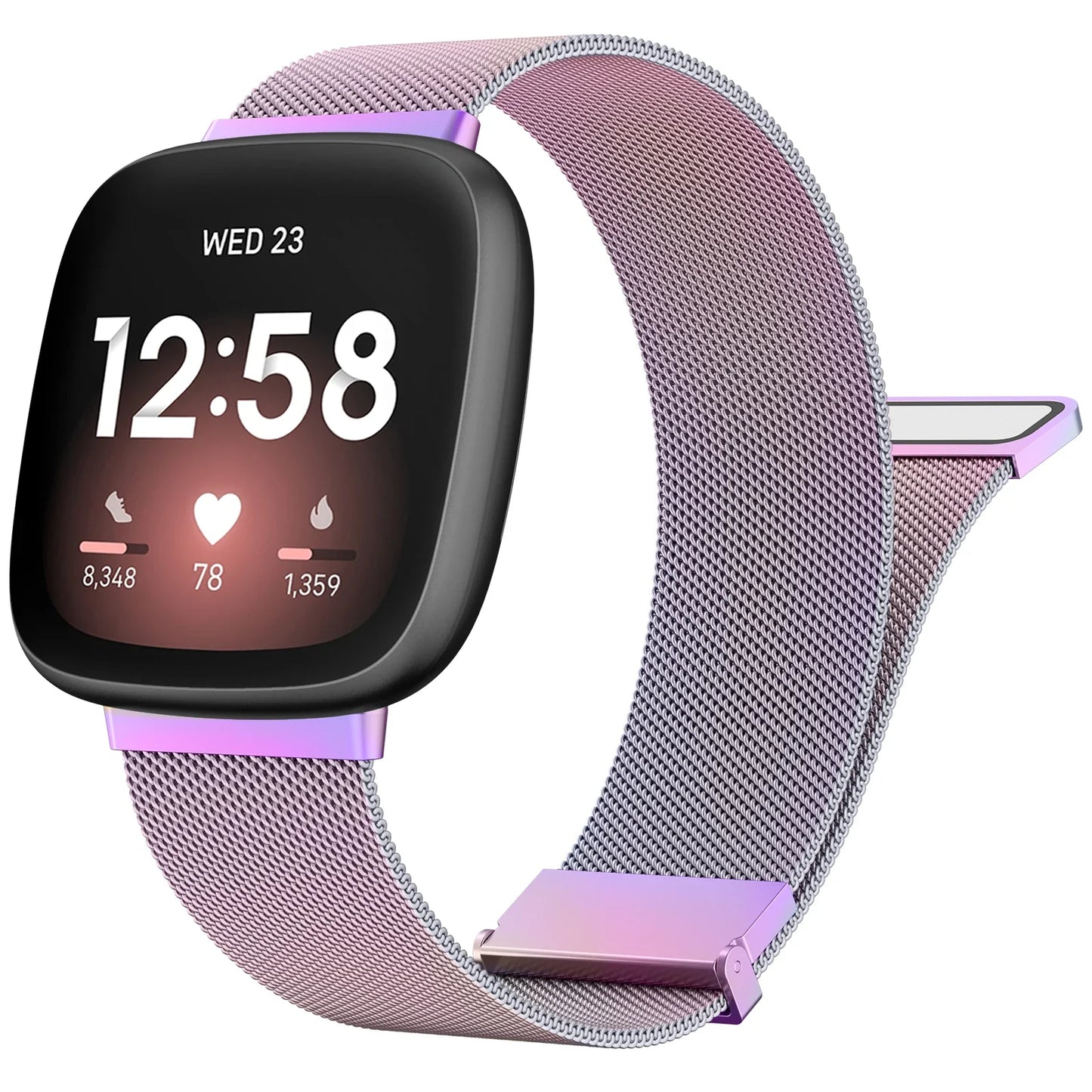 Metal Magnetic Strap For Fitbit Versa 3 4 Watchband Bracelet Wristband For Fitbit Versa Sense/sense 2 Milanese Replacement Strap
