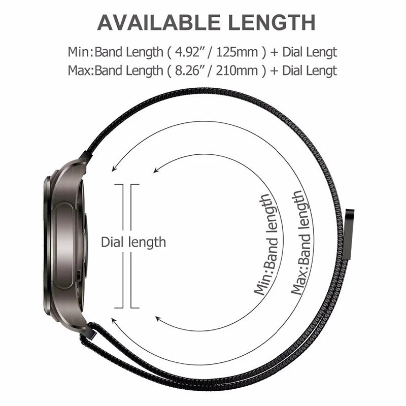 Bracelet en métal pour Fitbit Versa 2 3 4 Lite Sense Band Wrist Milanese Sense 2 Bracelet de rechange à boucle magnétique Fitbit Watchband