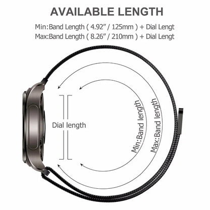 Bracelet en métal pour Fitbit Versa 2 3 4 Lite Sense Band Wrist Milanese Sense 2 Bracelet de rechange à boucle magnétique Fitbit Watchband