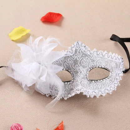 Masques de mascarade de mariage, maquillage d'halloween, dentelle, Costume noir vénitien, masque pour les yeux Vintage pour dame, robe de soirée fantaisie Cosplay