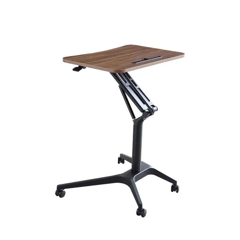 Table élévatrice pneumatique sur pied, salle de conférence minimaliste, table de podium, canapé de chevet, bureau mobile, salle d'irritation d'affaires, pupitre
