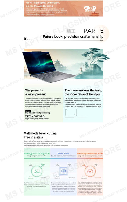 【2025 New】Lenovo ThinkBook X 32G+1T Ultra5/Ultra9/ARC 13.5inch 2.8K 120Hz （Optional Touch Version）