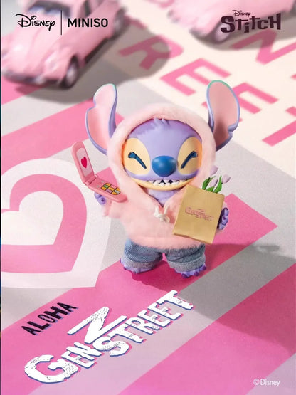 Stitch Genz Street Series Blind Box Cute Doll Backpack Pendant Children'S Toy Exquisite Model Ornament Surprise Mystery Box Gift